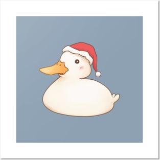 Cute Christmas Duck Posters and Art